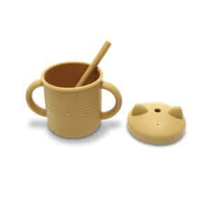 Bicchiere in Silicone con Manico e Cannuccia YELLOW - LORELLI - immagine 3