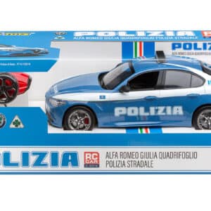 Alfa Giulia Polizia 1:14 radiocomandata - REEL TOYS - immagine 4