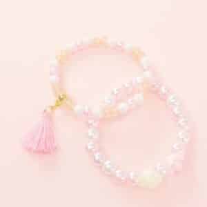 Rose rose Bracciale 2 pz - NICE - immagine 1