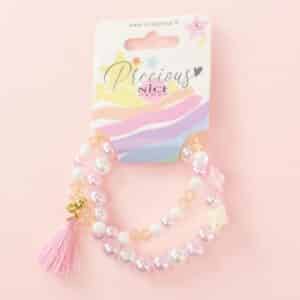 Rose rose Bracciale 2 pz - NICE - immagine 2