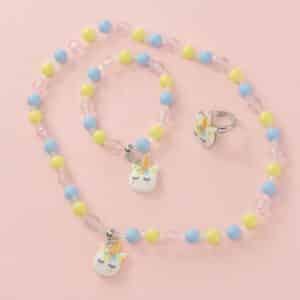 Collana bracciale e anello Unicorno - NICE - immagine 1