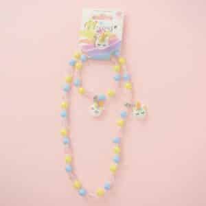 Collana bracciale e anello Unicorno - NICE - immagine 2
