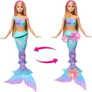 Barbie sirena magia floreale - MATTEL - immagine 5