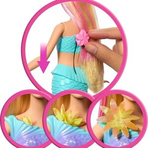 Barbie sirena magia floreale - MATTEL - immagine 3