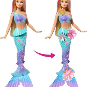 Barbie sirena magia floreale - MATTEL - immagine 4