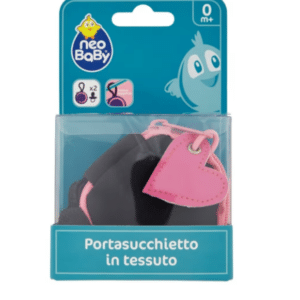 Portasucchietto in tessuto Rosa - NEO BABY - immagine 1
