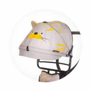 Triciclo con cappottina Pulse tigre - CHIPOLINO - immagine 5