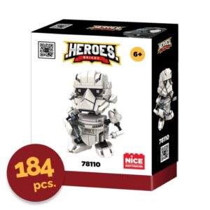 Heroes bricks white soldier - NICE - immagine 1