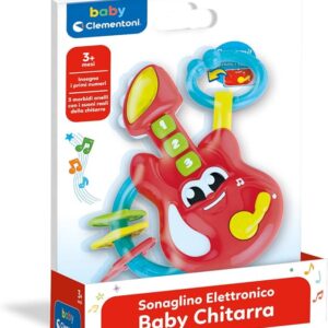 Sonaglino elettronico baby chitarra - CLEMENTONI - immagine 2