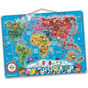 Puzzle magnetico Il Mondo - CLEMENTONI - immagine 3