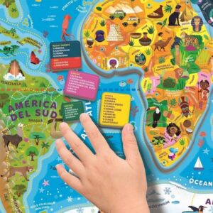 Puzzle magnetico Il Mondo - CLEMENTONI - immagine 4