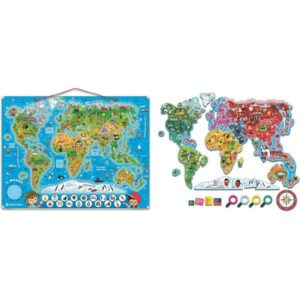 Puzzle magnetico Il Mondo - CLEMENTONI - immagine 5