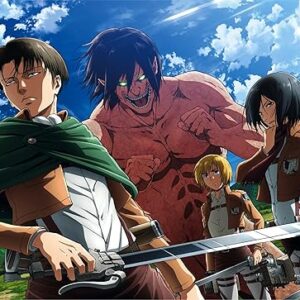 Puzzle Anime Attack on Titan 500 pz - CLEMENTONI - immagine 2