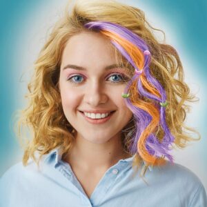 Piastra Colora Capelli e Set Perline - CLEMENTONI - immagine 8
