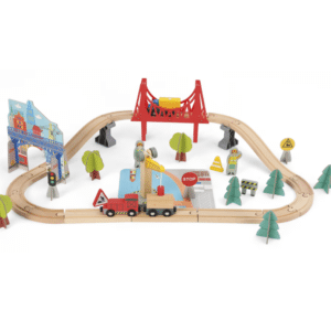 Trenino 60 pcs - WOOD'N PLAY - immagine 2
