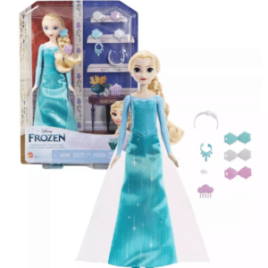Bambola Frozen getting ready Elsa - MATTEL - immagine 2