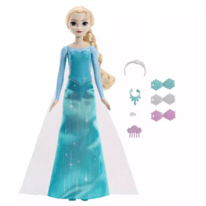 Bambola Frozen getting ready Elsa - MATTEL - immagine 3