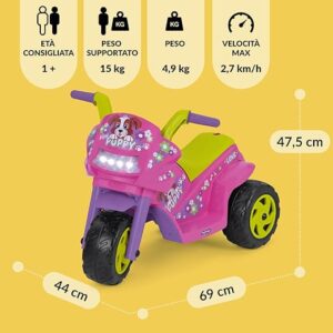 Cavalcabile Moto mini Puppy - PER PEREGO - immagine 2
