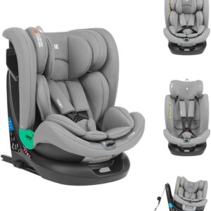 Seggiolino auto 40-150 cm i-Roll i-SIZE Grigio Chiaro - KIKKA BOO - immagine 4