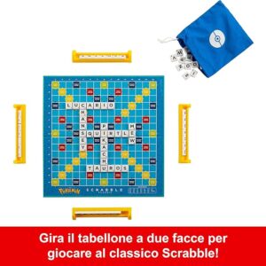 Scrabble pokémon italia - MATTEL - immagine 2