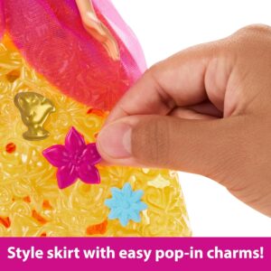 Bambola Flowers fashion Belle - MATTEL - immagine 6