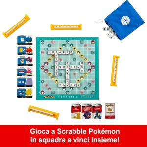 Scrabble pokémon italia - MATTEL - immagine 5