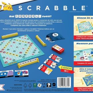 Scrabble pokémon italia - MATTEL - immagine 4