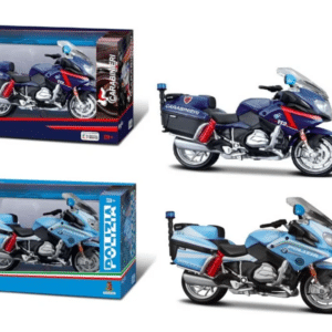 Bmw R moto Polizia/Carabinieri 1:18 - BBURAGO - immagine 1