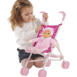 Passeggino con bambola - LOVE BEBE' - immagine 1