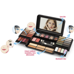 Cofanetto make-up: glam star case - MISS FASHION - immagine 2