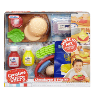 Creative Chefs Cheeseburger and Patatine fritte Kit - LITTLE TIKES - immagine 2