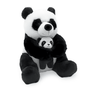 Peluche panda con baby 26 cm - DECAR - immagine 1