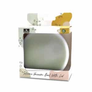 Ciotola sottovuoto in silicone con coperchio - verde - LORELLI - immagine 3