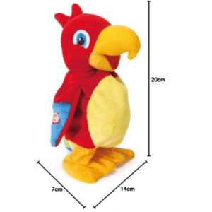 Peluche  Perry ripetix pappagallo 20 cm - DECAR - immagine 2
