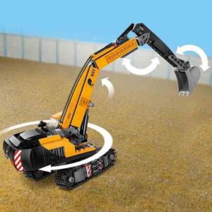Escavatore da cantiere giallo - LEGO - immagine 12