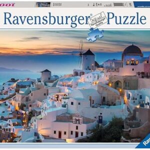 Puzzle 1000 pz - Santorini - RAVENSBURGER - immagine 1
