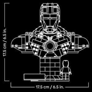 Busto di Iron Man MK4 - LEGO - immagine 4