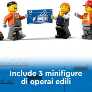 Escavatore da cantiere giallo - LEGO - immagine 10