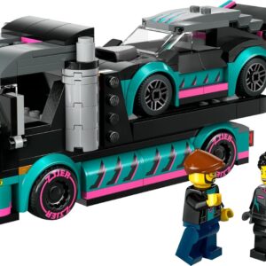 Auto da corsa e trasportatore - LEGO - immagine 5