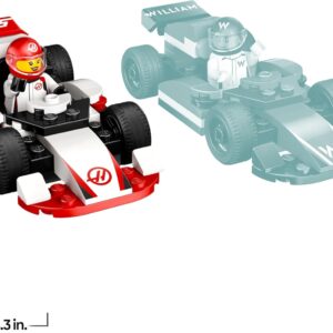 Monoposto Williams Racing e Haas F1 - LEGO - immagine 3