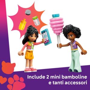 Bancarella di zucchero filato e scooter - LEGO - immagine 4