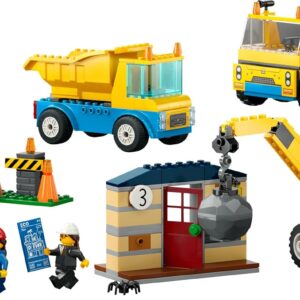 Camion da cantiere e gru con palla da demolizione - LEGO - immagine 4