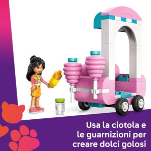 Bancarella di zucchero filato e scooter - LEGO - immagine 5