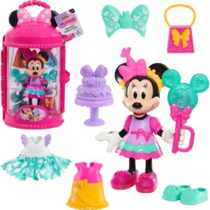 Minnie Fabulous Fashion Doll - Sweet Party - JUST PLAY - immagine 3