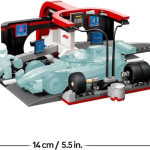 Pitstop e meccanici con monoposto Ferrari F1 - LEGO - immagine 2