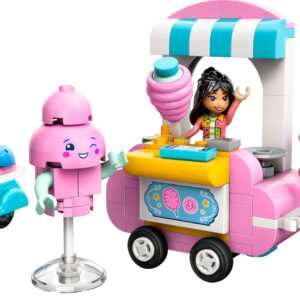 Bancarella di zucchero filato e scooter - LEGO - immagine 2