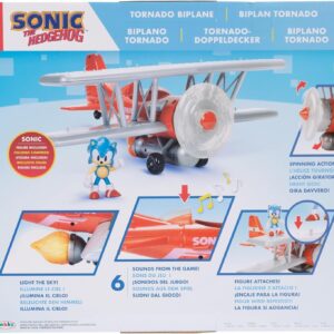 Sonic Tornado Biplano con personaggio articolato 6 cm - JAKK PACIFIC - immagine 11