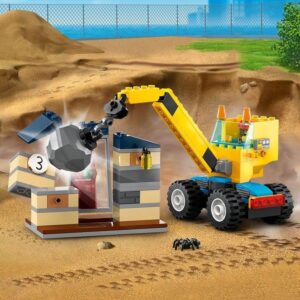 Camion da cantiere e gru con palla da demolizione - LEGO - immagine 5