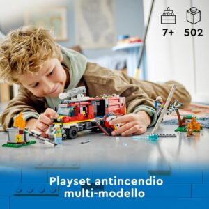 Autopompa dei vigili del fuoco - LEGO - immagine 8