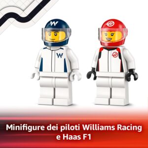 Monoposto Williams Racing e Haas F1 - LEGO - immagine 9